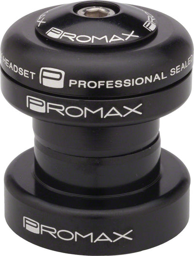 Promax PI-1 Alloy Sealed Bearing 1" Press in Headset - Black