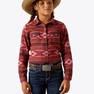 Ariat Girls' Southwest Rosa Button-Up Shirt - Korvel