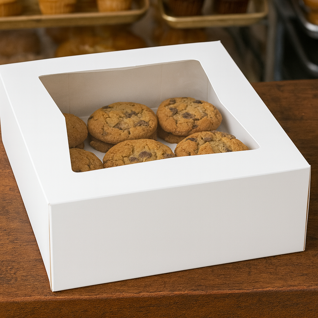 8x8x2.5" Window Bakery Box - Korvel