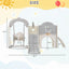 Toddler Slide and Swing Set 7 in 1, Kids Playground Climber Slide Playset with Basketball Hoop Freestanding  Combination - Korvel