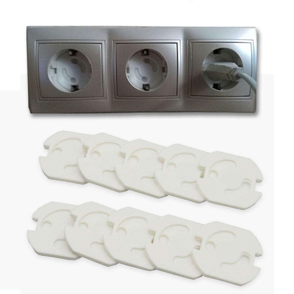 10pcs Children Against Electric Protection Socket Plastic Security Locks - Korvel