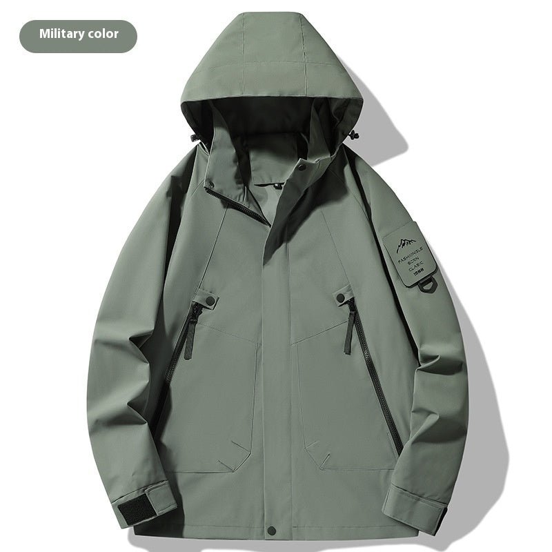 Veste Shell Extérieure Premium - Coupe-vent et Imperméable