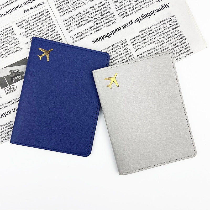Cubierta de Pasaporte Multifuncional de PU Cuero