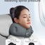 Inflatable U-shaped pillow portable neck pillow neck pillow can be stored airplane travel sleeping U-shaped pillow neck support neck cover - Korvel