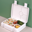 Boîte à lunch compartimentée micro-ondable grande capacité