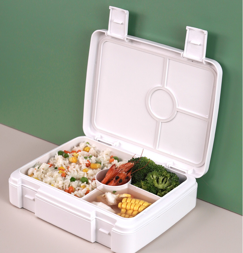 Boîte à lunch compartimentée micro-ondable grande capacité