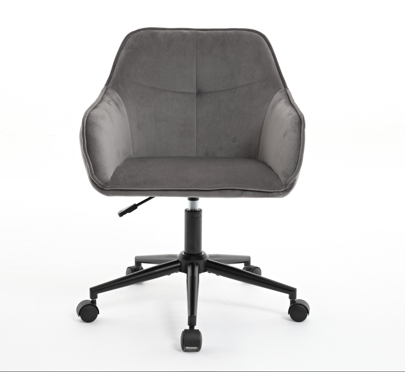 Velvet Office Desk Chair, Modern Home Desk Chair with Wheels , Vanity Chairs for Living Room, Bedroom,Study Room - Korvel