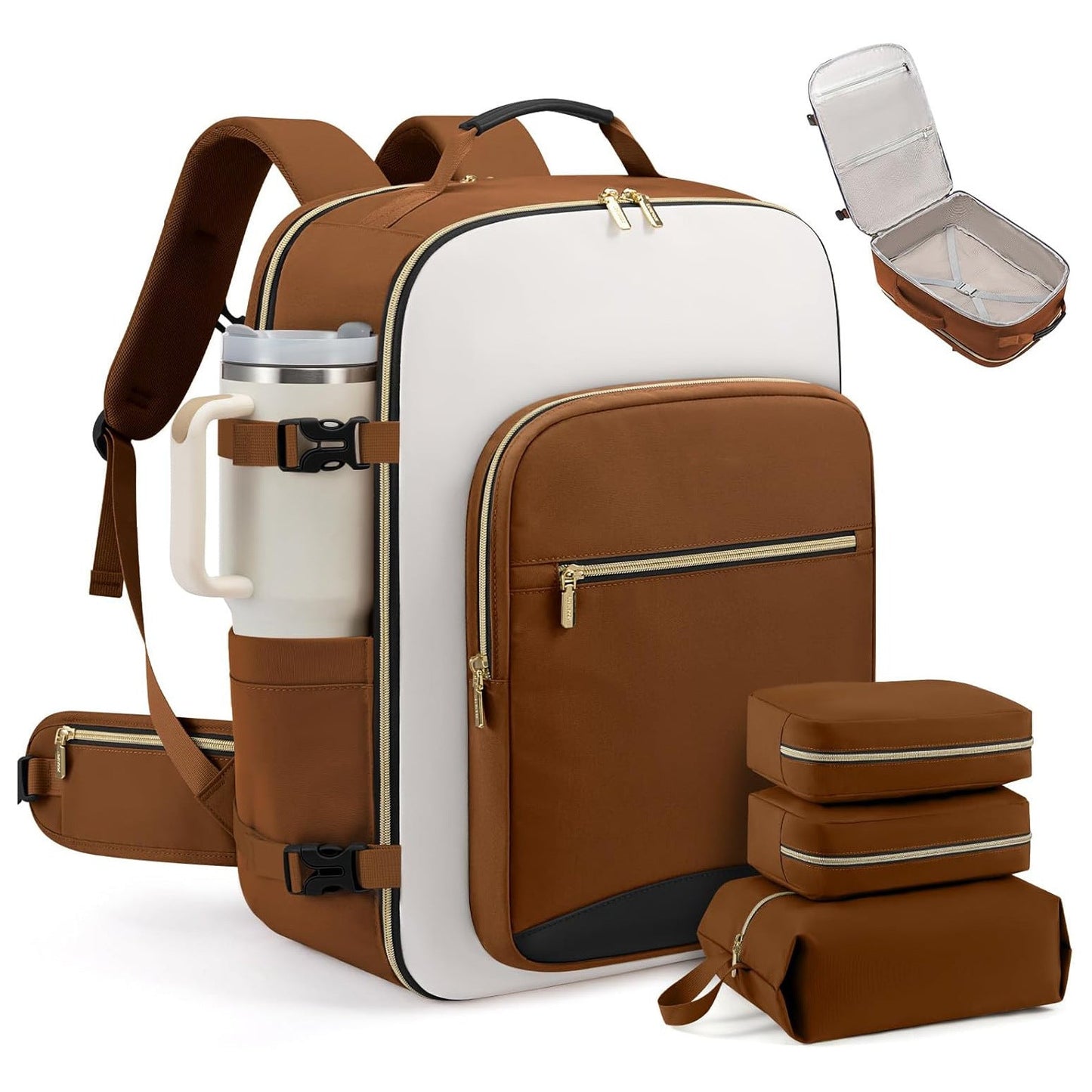 Juego de Equipaje de Mano para Aerolínea con Bolsas Organizadoras