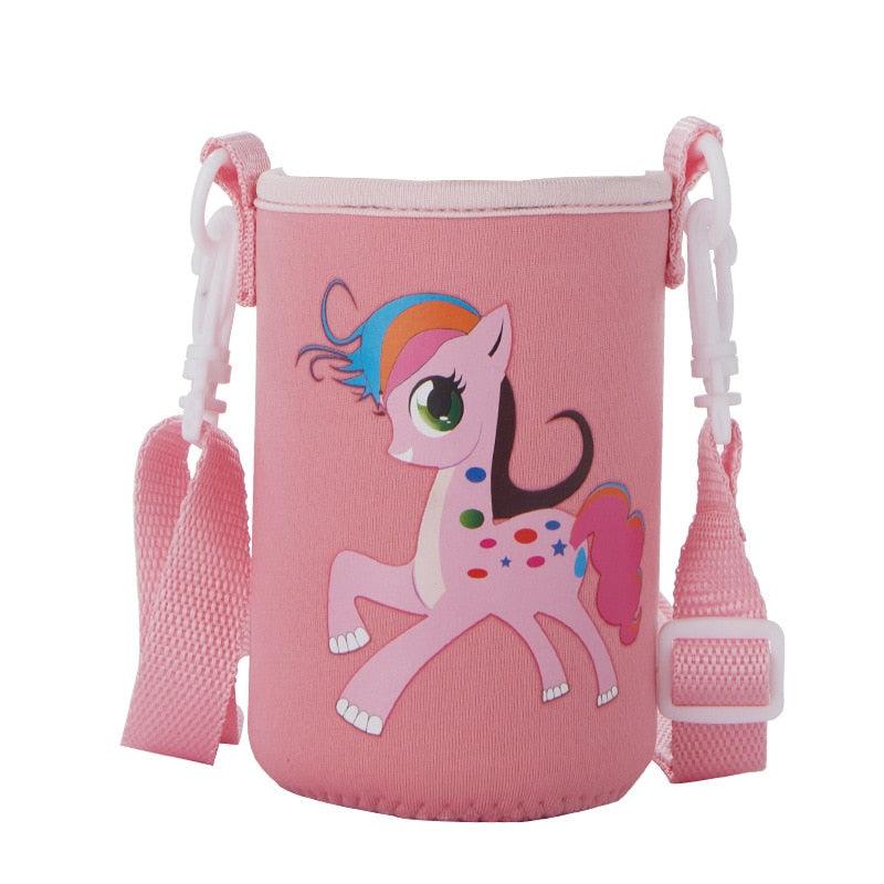 Creative 480ML Kids Straw Water Bottle - Leakproof & Fun Design for School and Outdoor Activities - Korvel