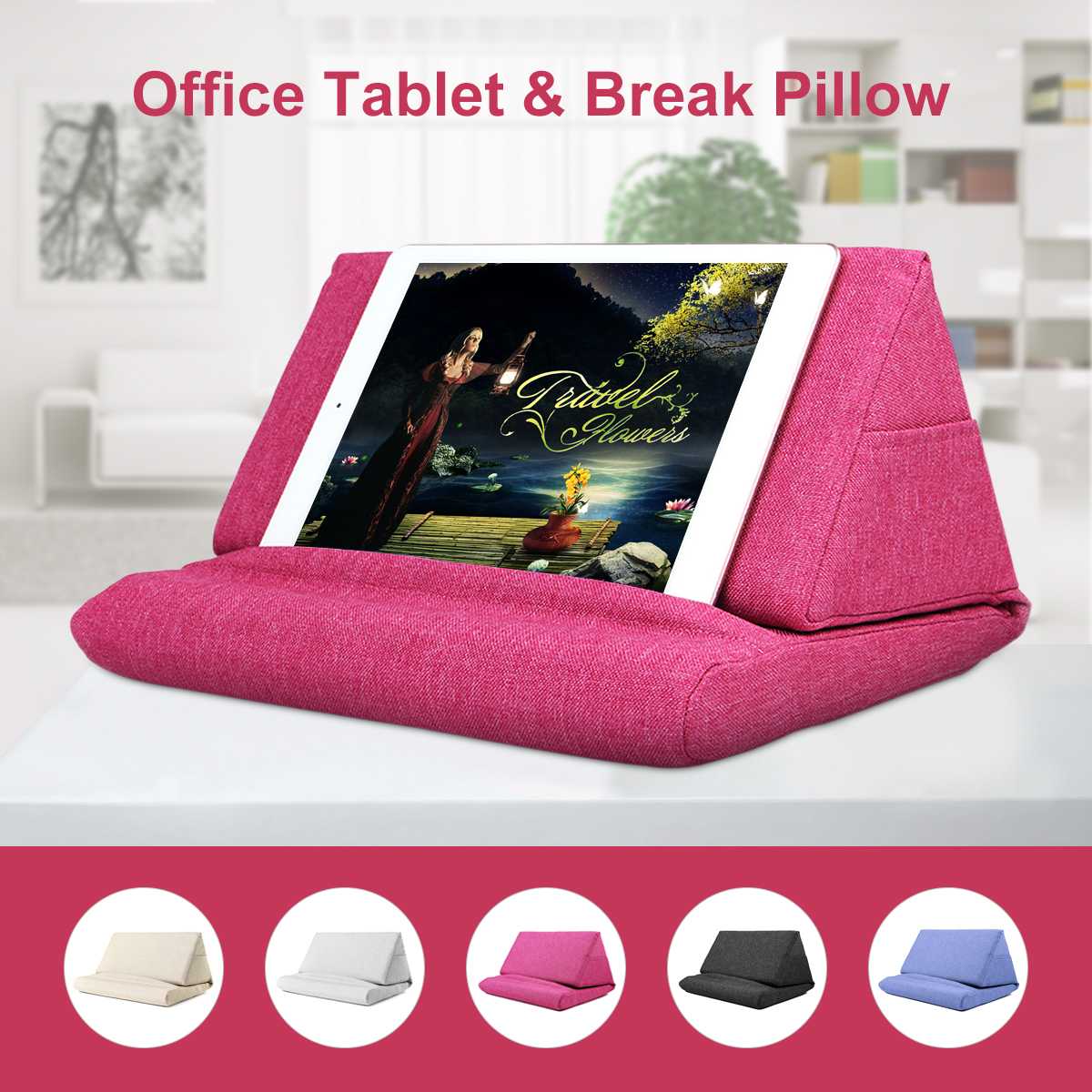 Pillow Lapdesk Multifuncional para Laptop y Tableta