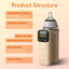 Portable Baby Bottle Warmer with Night Light
