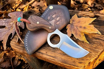 Trail Rider Cowboy Skinning Knife – Custom Handmade Precision Tool - Korvel