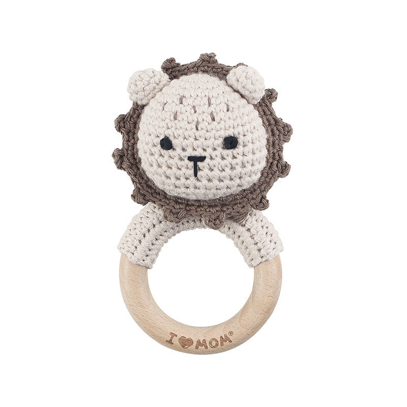 Carving Name Baby Soothing Bell Newborn Gift Bath Gift Knitted Cartoon Doll - Korvel