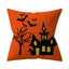 Trick or treat/pumpkin Cushion Cover 45*45cm Happy Halloween Throw Pillow Cover Happy Fall Y'all ghosts Horror Pillowcase - Korvel