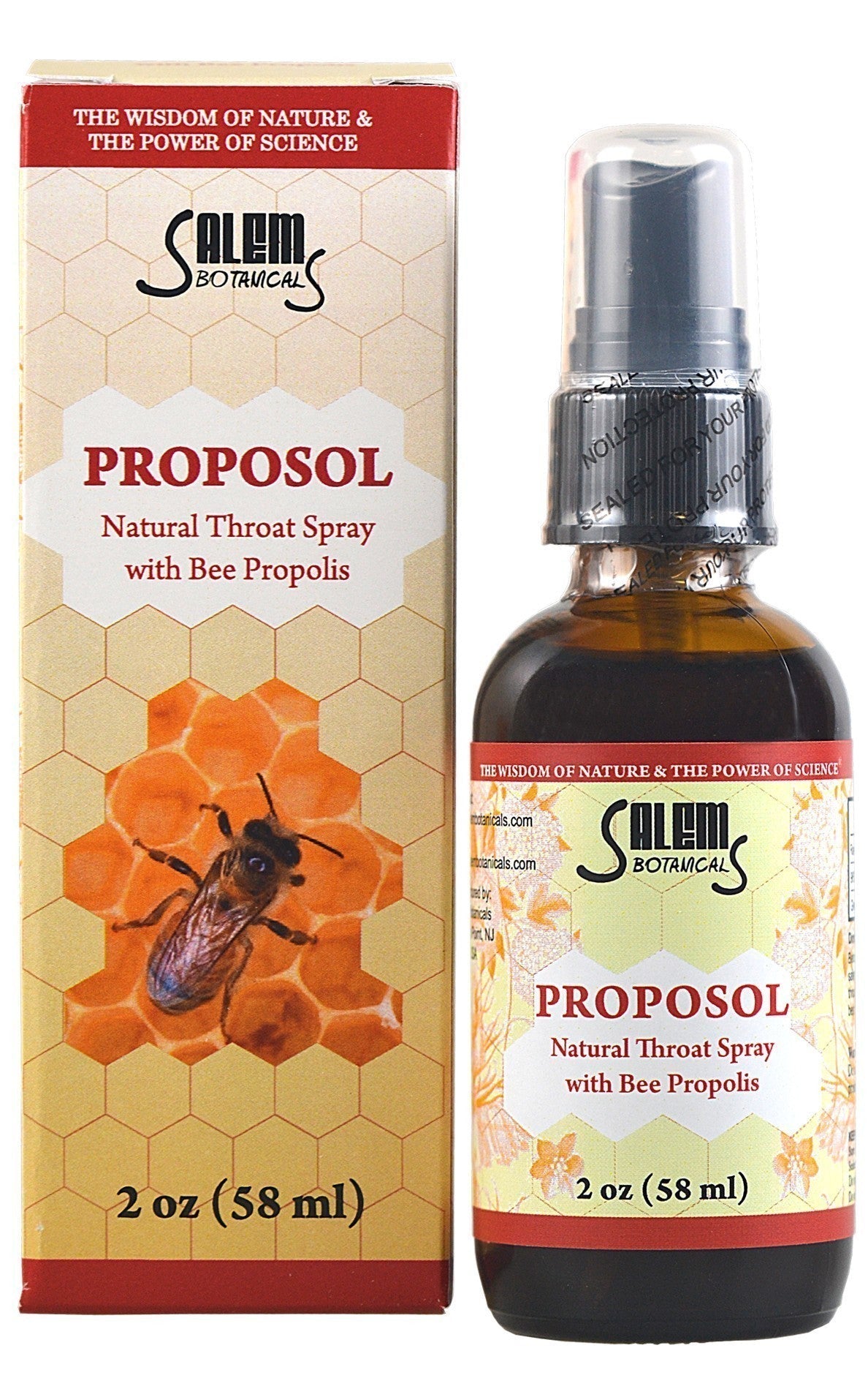 Salem Botanicals Proposol Natural Throat Spray - 58ml