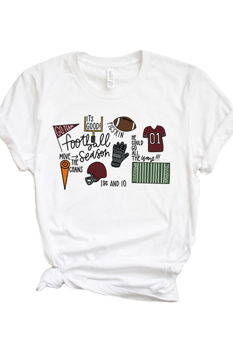 Football Season 4823 maroon - Korvel