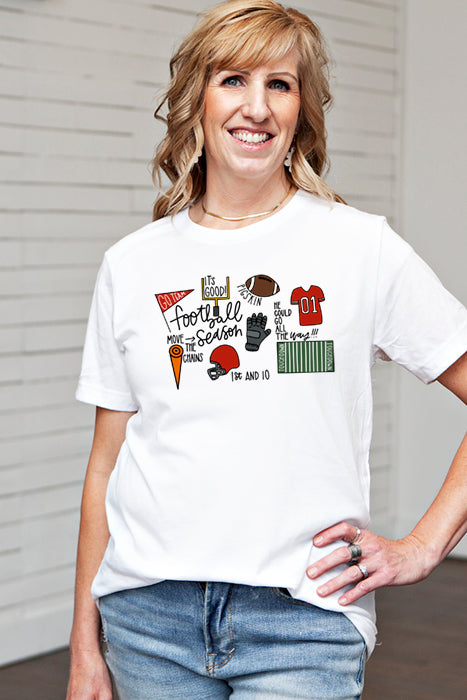 Football Season 4823 Red T-Shirt - Korvel