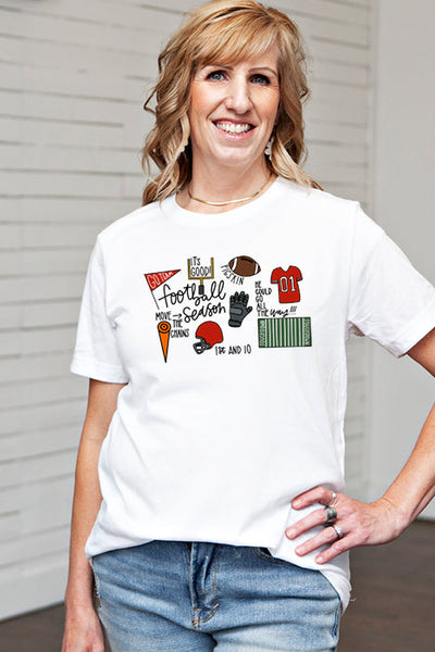 Football Season 4823 Red T-Shirt - Korvel
