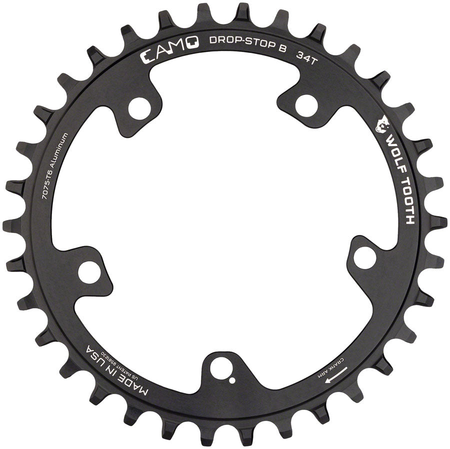 Wolf Tooth CAMO Aluminum Chainring - 32t Drop-Stop Design