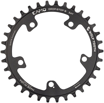 Wolf Tooth CAMO Aluminum Chainring - 32t Drop-Stop Design