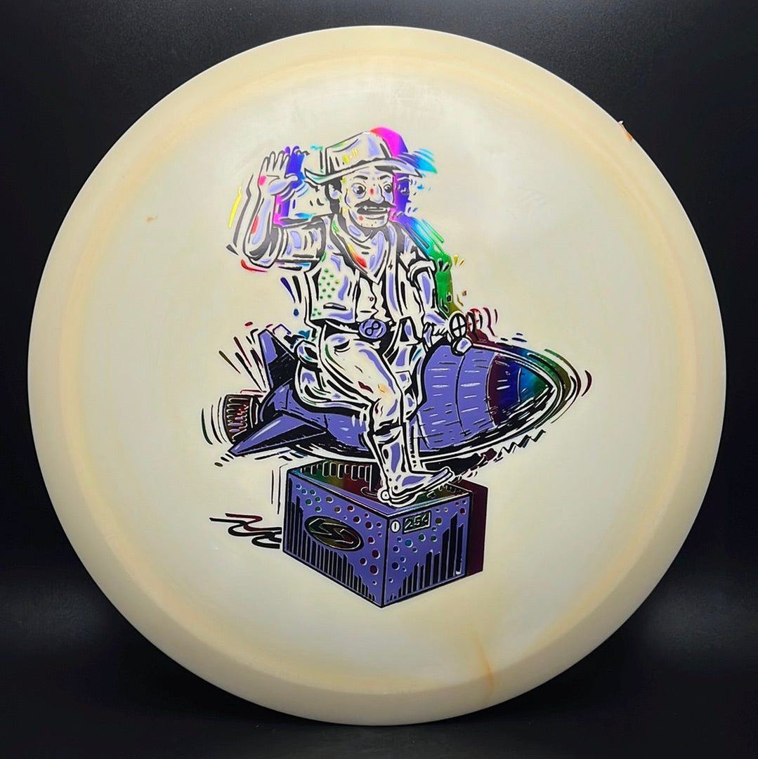Bravo Mockingbird - Ride Em Rocket Cowboy Triple Foil Disc