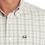 Men's Grey Plaid Arena Flex Short Sleeve Shirt - Korvel