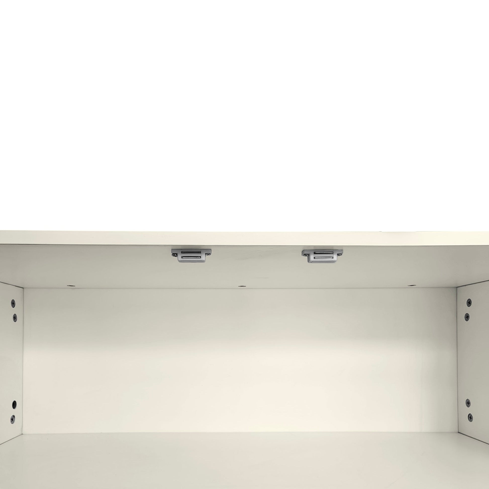 Modern Shoe Storage Bench with Hidden Storage and Upholstered Cushions for Bedside, Living Room and Entryway ((Antique White) - Korvel