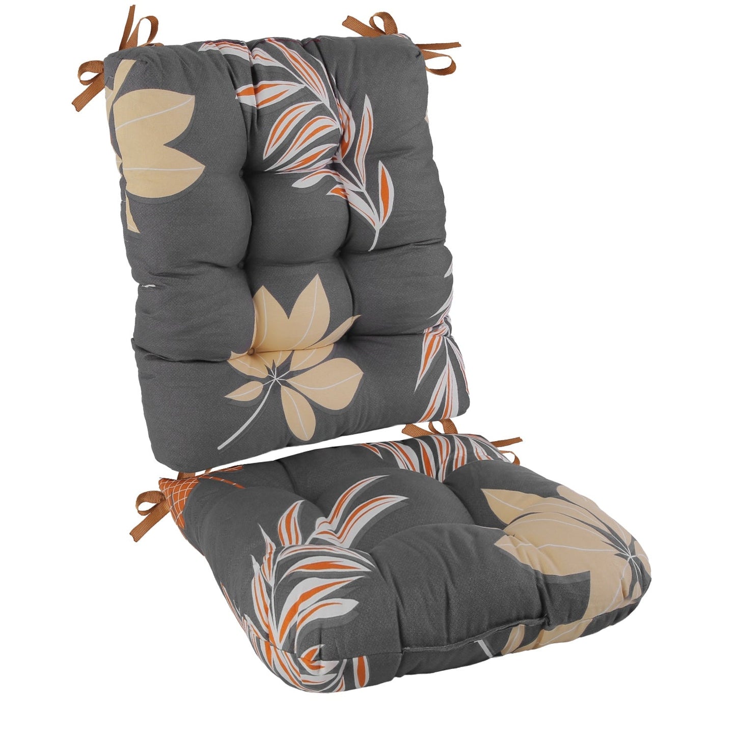 Juego de cojines premium para silla mecedora con correas antideslizantes