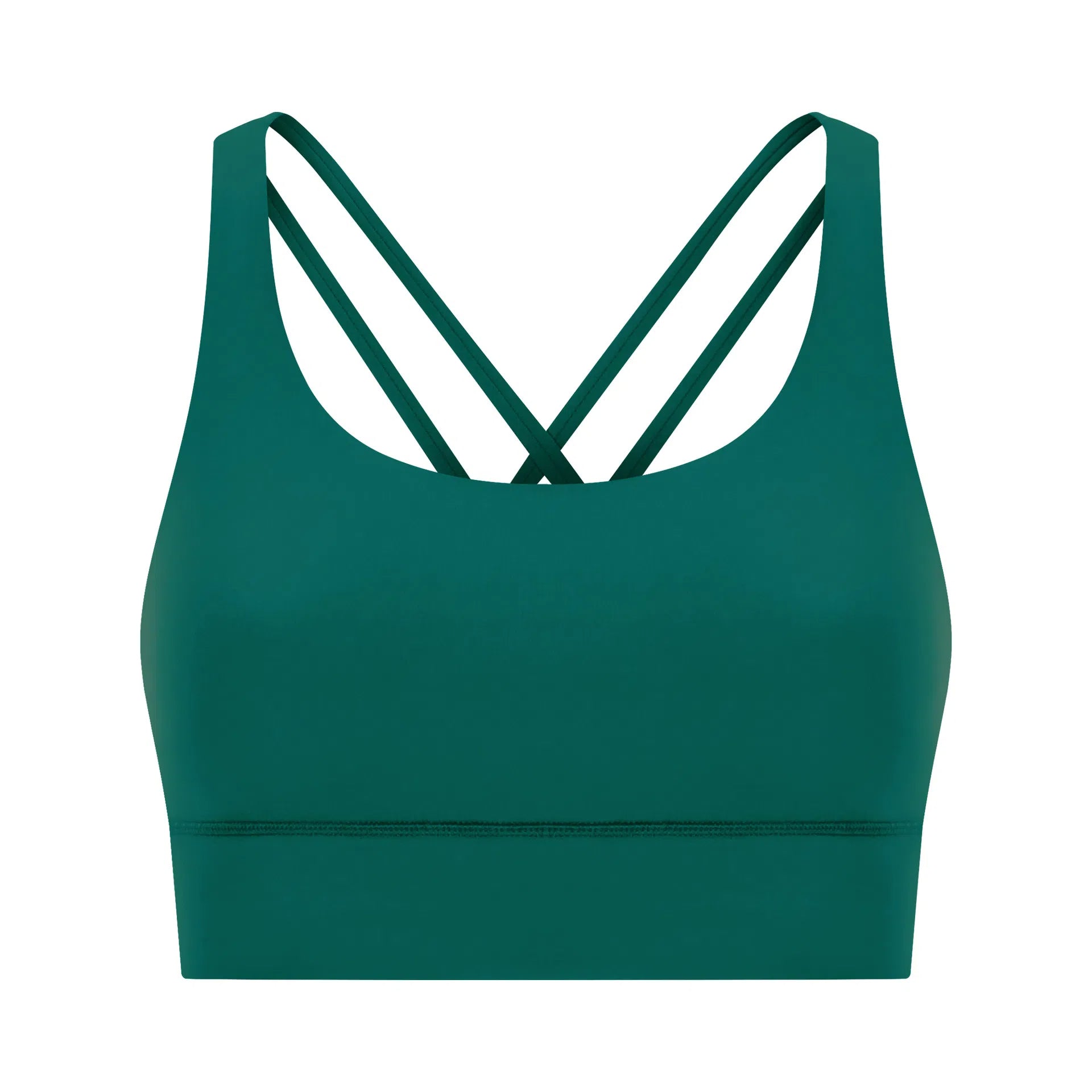 Cross back yoga bra brushed bare high-strength shock-absorbing gathering sports vest for women - Korvel