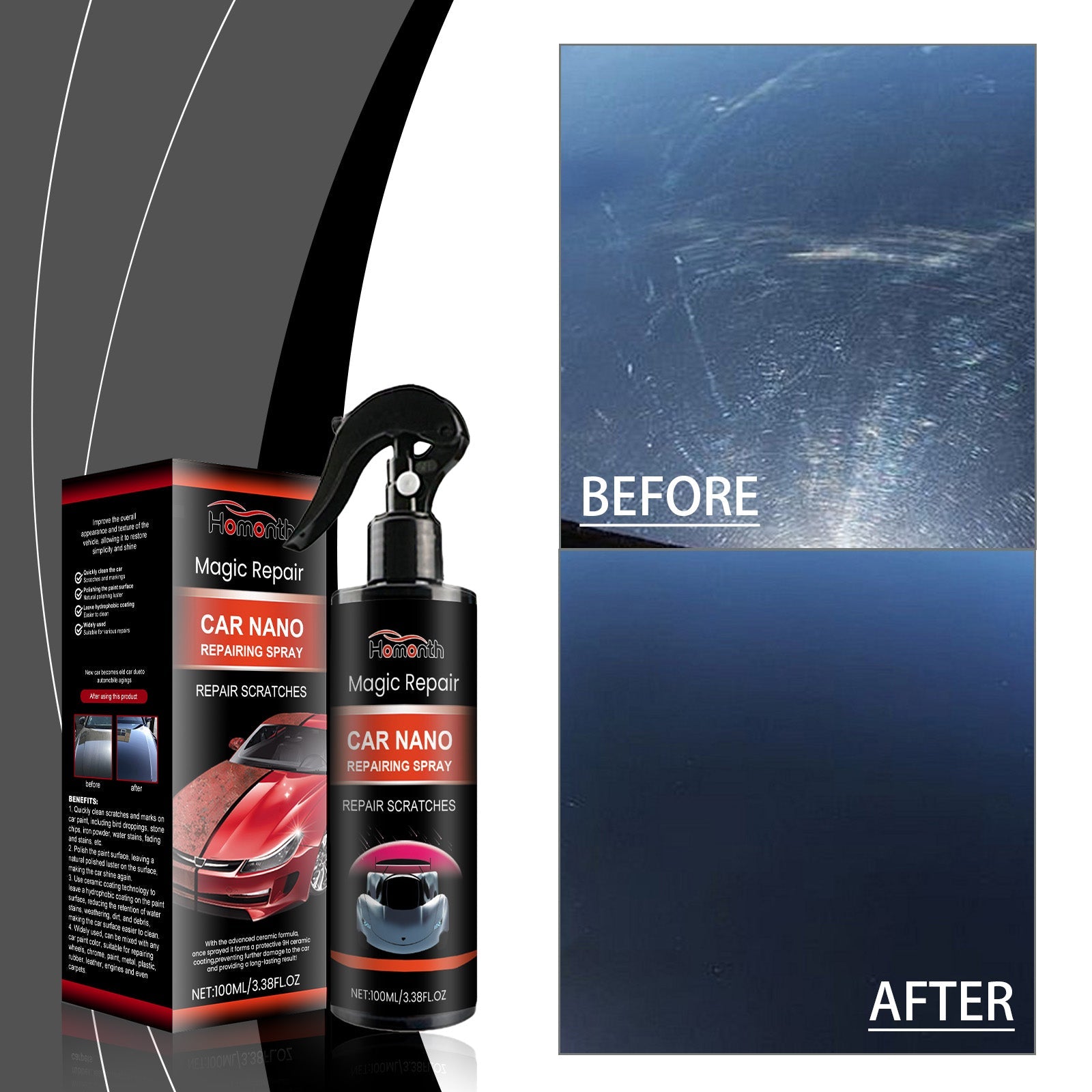 Automotive Coating Agent, Varnish Waxing Antifouling Brightening Automotive Paint Coating Crystal Plating Agent For The Whole Vehicle - Korvel