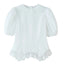 Fashionable Casual Top with Flared Hem and Puff Sleeves