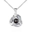 100 languages, I love you. Projection necklace, simple and fashionable, spiral pendant, collarbone chain - Korvel