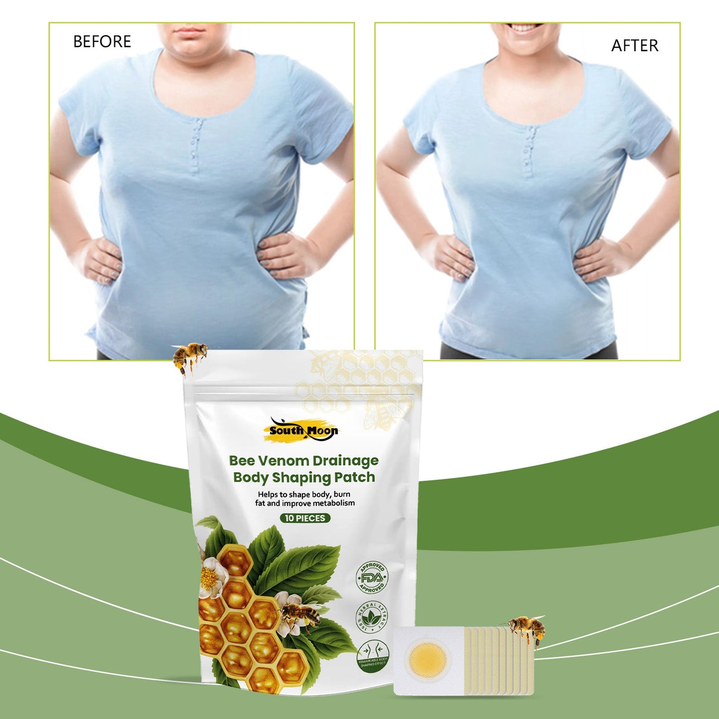 Premium Body Care Patch for Enhanced Skin Elasticity and Hydration