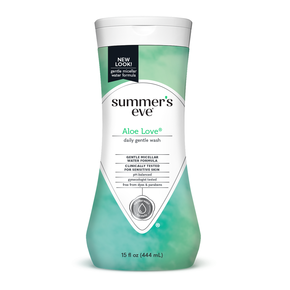 Summer's Eve Jabón Limpiador Femenino - Aloe Love - 15 Fl Oz