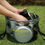 Outdoor folding bucket camping portable barbecue dish washing bucket telescopic fishing bucket - Korvel