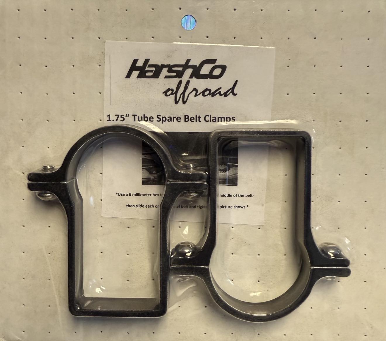 Durable 1.75" Offroad Tube Belt Clamps by Hashco - Korvel