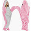 Cartoon Shark Sleeping Bag Pajamas Office Nap Shark Blanket Karakal High Quality Fabric Mermaid Shawl Blanket For Children Adult - Korvel