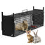 32in 2-Door Live Animal Cage Trap for Small Animals