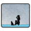 Tapis de souris Cowgirl Cat Lady