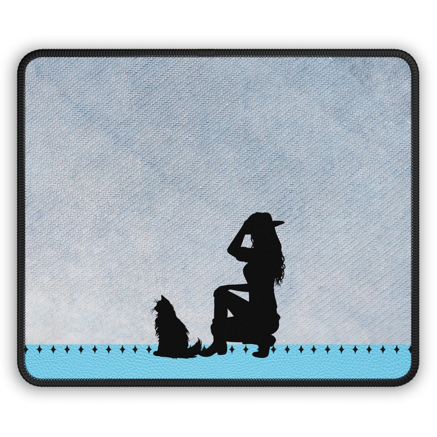 Tapis de souris Cowgirl Cat Lady