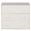 Low Study Twin Loft Bed with Cabinet and Rolling Portable Desk - White (OLD SKU :LP000113AAK) - Korvel