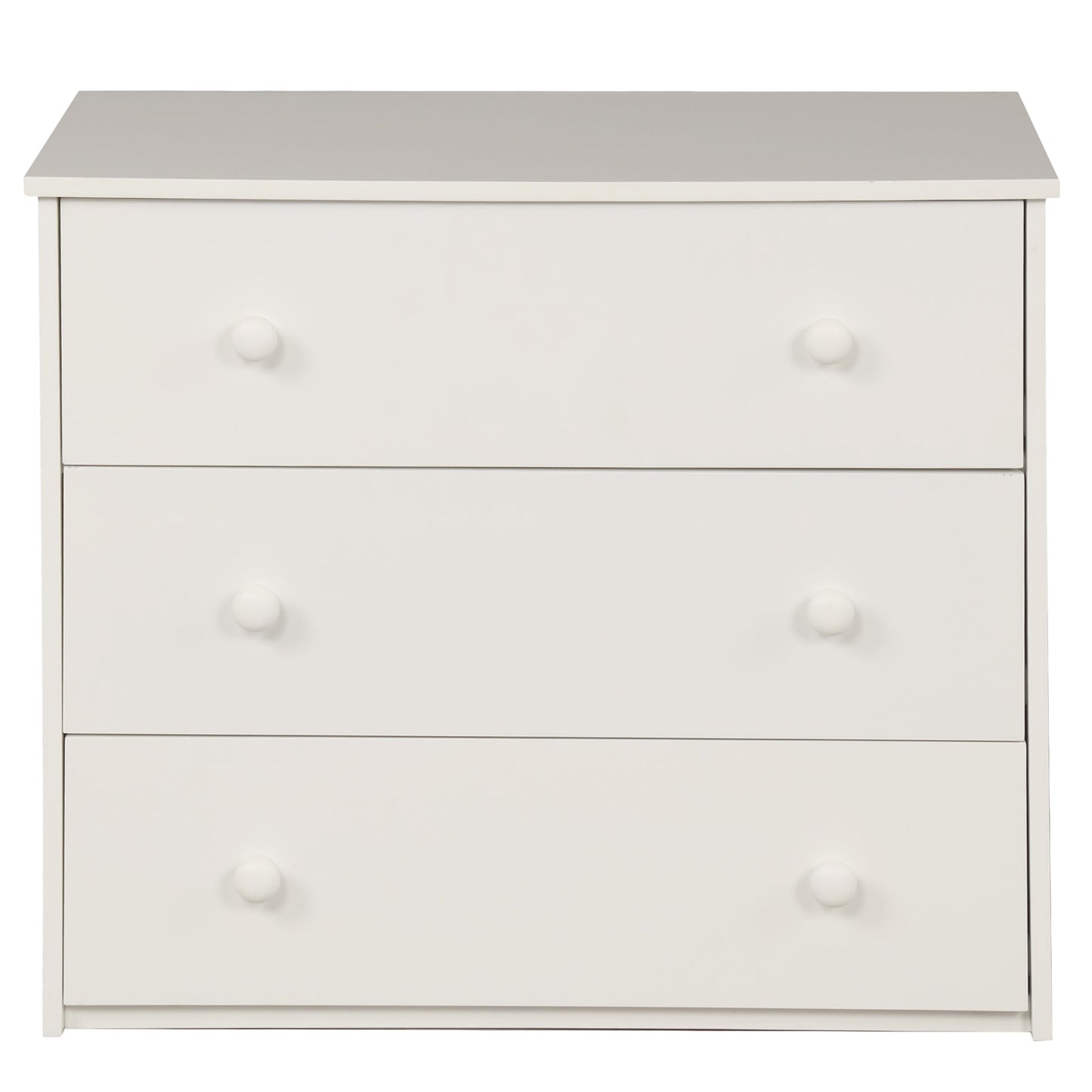 Low Study Twin Loft Bed with Cabinet and Rolling Portable Desk - White (OLD SKU :LP000113AAK) - Korvel