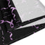 Couverture de table HOPE en code Morse pour la sensibilisation à l'épilepsie - Design de ruban viole
