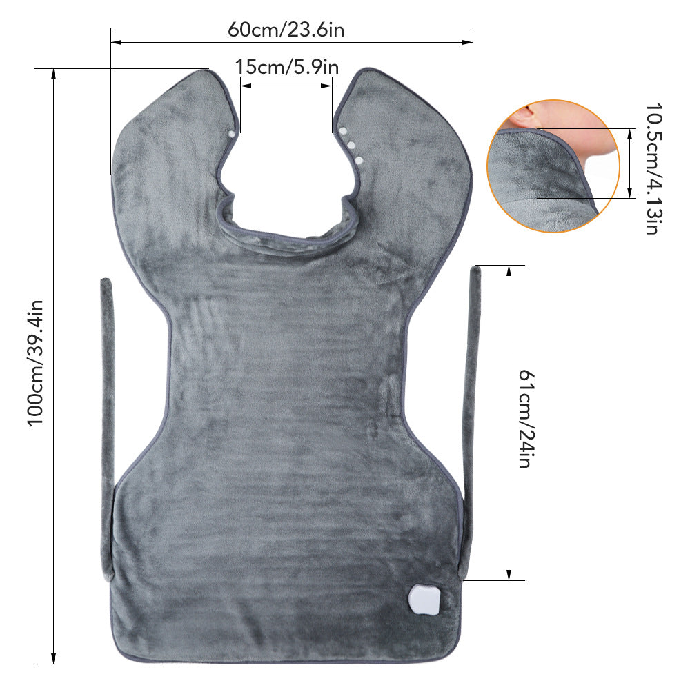 Premium Plug-In Heating Shawl Blanket - Flannel Electric Comfort