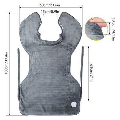 Premium Plug-In Heating Shawl Blanket - Flannel Electric Comfort