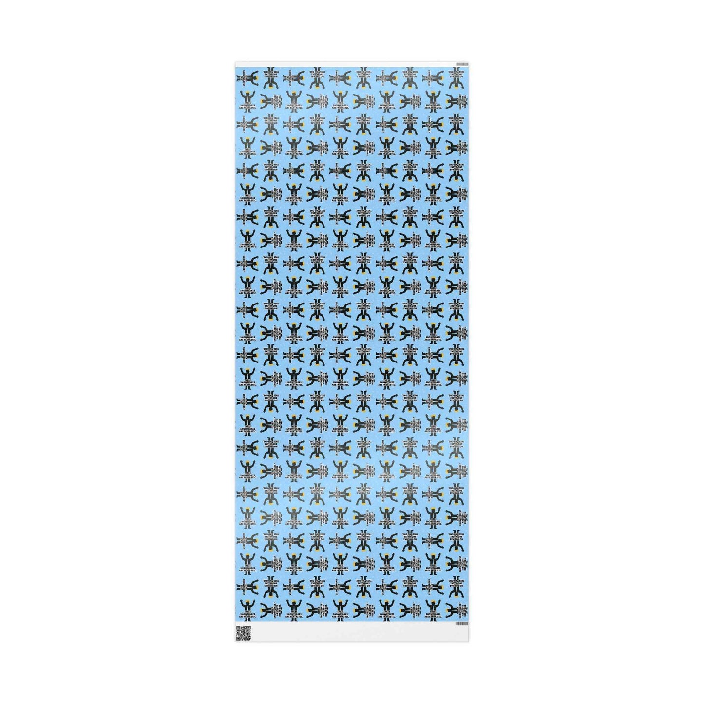Papier Cadeau Parodique Politique Flocons de Neige de Classe Mondiale