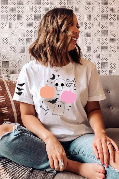 Trick or Treat Bat Sleeve Tee 4862 - Korvel