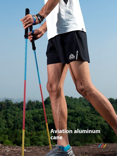 Premium Folding Carbon Trekking Poles for Outdoor Adventures