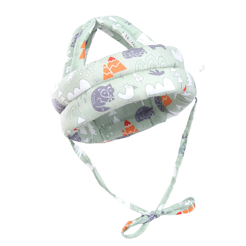 Baby anti-collision hat baby walking anti fall hat children's anti fall head protection hat safe breathable and washable - Korvel
