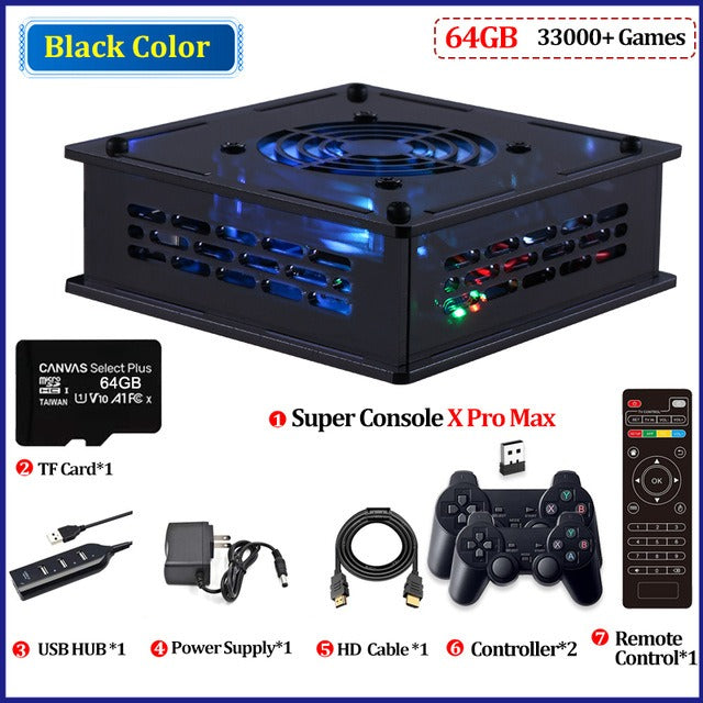 Super Console X Pro Max : Console de jeu vidéo rétro mini
